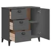 vidaXL Sideboard VIKEN Anthrazit 80x40x80 cm Holzwerkstoff Produktbild-Vorschau 5