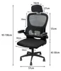 Ergonomischer Bürostuhl mit Lendenstütze & Kopfstütze, Produktbild-Vorschau 7