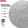 Badematte Maris Runder Badteppich aus weicher Mikrofaser Produktbild-Vorschau 3