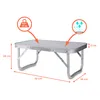 Mini Campingtisch weiß klappbar - 56 x 34 cm - Aluminium Produktbild-Vorschau 3