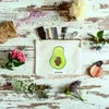 Mr. & Mrs. Panda Mäppchen Avocado Kern Größe M - Weiß - Produktbild-Vorschau 2