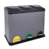 Seau de cuisine SVITA TC3X15 gris Poubelle 45 litres Voir les images du produit 3