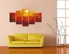Visario Leinwandbild Roter Baum 160x80 cm – 5-teilig, Bild Produktbild-Vorschau 3