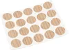 Adsamm® | 20 x Abdeckkappen | Ø 13 mm | Eiche hell | rund | Produktbild-Vorschau 1