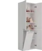 Adgo Bad Hochschrank, Weiß matt, 60x30x174 cm (BxTxH), Produktbild-Vorschau 7