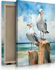 Muralo Leinwandbild CANVAS MÖWEN Über Dem Meer Natur Br. 20 Produktbild-Vorschau 1