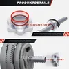 GORILLA SPORTS® Hantelset 35kg - SZ Curlstange 120cm, Produktbild-Vorschau 4