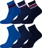 OCERA 6 Paar Retro Sport und Freizeit Kurzschaft Socken Produktbild-Vorschau 1