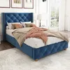MODFU Polsterbett 90×200cm Jugendbett mit Lattenrost und Produktbild-Vorschau 3