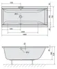 Polysan CLEO Rechteckwanne 160x75x48cm, schwarz matt Produktbild-Vorschau 2