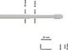 Diagram showing measurements of a telescopic rod. Produktbild-Vorschau