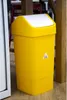 Poubelle Syr à couvercle basculant, jaune, 50 L Voir les images du produit 7