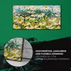 Wandbild Leinwand Bilder mit Uhr 60x30 Malerei Abstrakte Produktbild-Vorschau 5