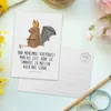 Mr. & Mrs. Panda Postkarte Fledermaus Sitzen - Weiß - Produktbild-Vorschau 3