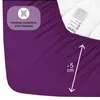 Jersey Topper Spannbettlaken Spannbetttuch 100% Baumwolle  Produktbild-Vorschau 4