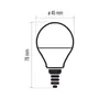 LED Lampe True Light Mini Globe / E14 / 4,2 W (40 W) / 470 lm / Warmweiß Produktbild-Vorschau