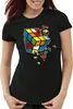 style3 Explodierender Zauberwürfel Damen T-Shirt sheldon, Produktbild-Vorschau 1