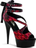 DELIGHT-678LC Damen Sandale von Pleaser, Rot EU 35, US 5 Produktbild-Vorschau 1