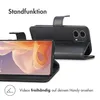 imoshion  Klapphülle Motorola Moto G85 - Schwarz Produktbild-Vorschau 3