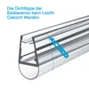 Heilmetz joint de douche 60cm joint de remplacement porte Voir les images du produit 6