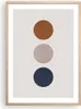 Gerahmtes Poster - Rahmen in heller Eiche - Minimalistisch Produktbild-Vorschau 1