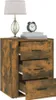 vidaXL Noční stolek Smoked Oak 50x36x60 cm výrobek ze dřeva Náhled obrázku produktu 4