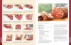 A cookbook page with step-by-step instructions for preparing a stuffed flank steak roll and a finished dish. Anteprima dell’immagine prodotto