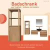 Teako Design Badschrank Orust hängend Teak Massivholz Produktbild-Vorschau 2