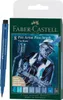FABER-CASTELL Tuschest. Pitt Artist Pen Blues 8er Produktbild-Vorschau 2