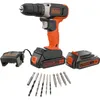 BLACK+DECKER Akku-Bohrschrauber BCD001C1, 18Volt, (Li-Ionen Produktbild-Vorschau 3