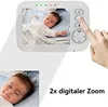 Babyphone Baby Monitor mit Kamera Video, 2,4 GHz Produktbild-Vorschau 2
