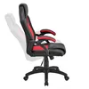 Side view of an ergonomic office chair with black and red upholstery. Náhled obrázku produktu