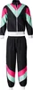 A two-piece tracksuit consisting of a jacket and pants, displayed against a white background. Produktbild-Vorschau