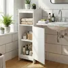FineBuy Armadietto da bagno 80 x 30 x 28 cm Bianco - Anteprima dell’immagine prodotto 2