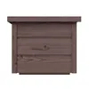 QLS Maison pour chat d'extérieur en bois 40 x 50 x 37 cm, Voir les images du produit 11