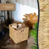 Aufbewahrungskorb Korb geflochten aus Wasserhyazinthe Seegras passend für Kallax HMF 37240 32 x 34.5 x 32 cm Productafbeelding-voorbeeld