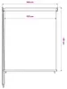 Store roulant d'extérieur 105 (l) x 140 (H) cm crème Voir les images du produit 6