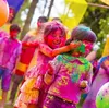 Holi farebný prášok Prospect 100 g, oranžový Náhľad obrázku produktu 5