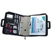 An open black organizer bag with various office supplies and documents inside. Náhľad obrázku produktu