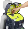 A hand is shown adjusting a mechanism on an open backpack. Náhľad obrázku produktu