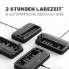 ABSINA Akkuladegerät für AA, AAA & 9V - Batterieladegerät Produktbild-Vorschau 4
