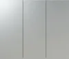 A plain, front-facing image of a three-door mirrored cabinet. Produktbild-Vorschau