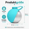 Hundetrinkflasche Edelstahl, 285ml, Silikonnapf faltbar, Produktbild-Vorschau 4