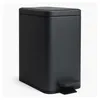 Relaxdays, cubo de basura estrecho de 10 litros, color gris Vista previa de la imagen del producto 1