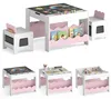 Table pour enfants COSTWAY avec 2 chaises, ensemble de Voir les images du produit 1