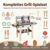 KOMFOTTEU Kinder Grill Spielzeug aus Holz, BBQ Produktbild-Vorschau 3