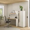 Regal 157cm hoch, weiß mit Eiche, CRISP-61 Produktbild-Vorschau 6
