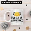 Trendation - Papa und Architekt Tasse Geschenkidee Vater Produktbild-Vorschau 3