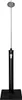 A black and silver outdoor shower on a white background. Produktbild-Vorschau
