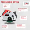 Grafner Mauernutfräse mit Laser, kraftvolle 1700 Watt mit Produktbild-Vorschau 6
